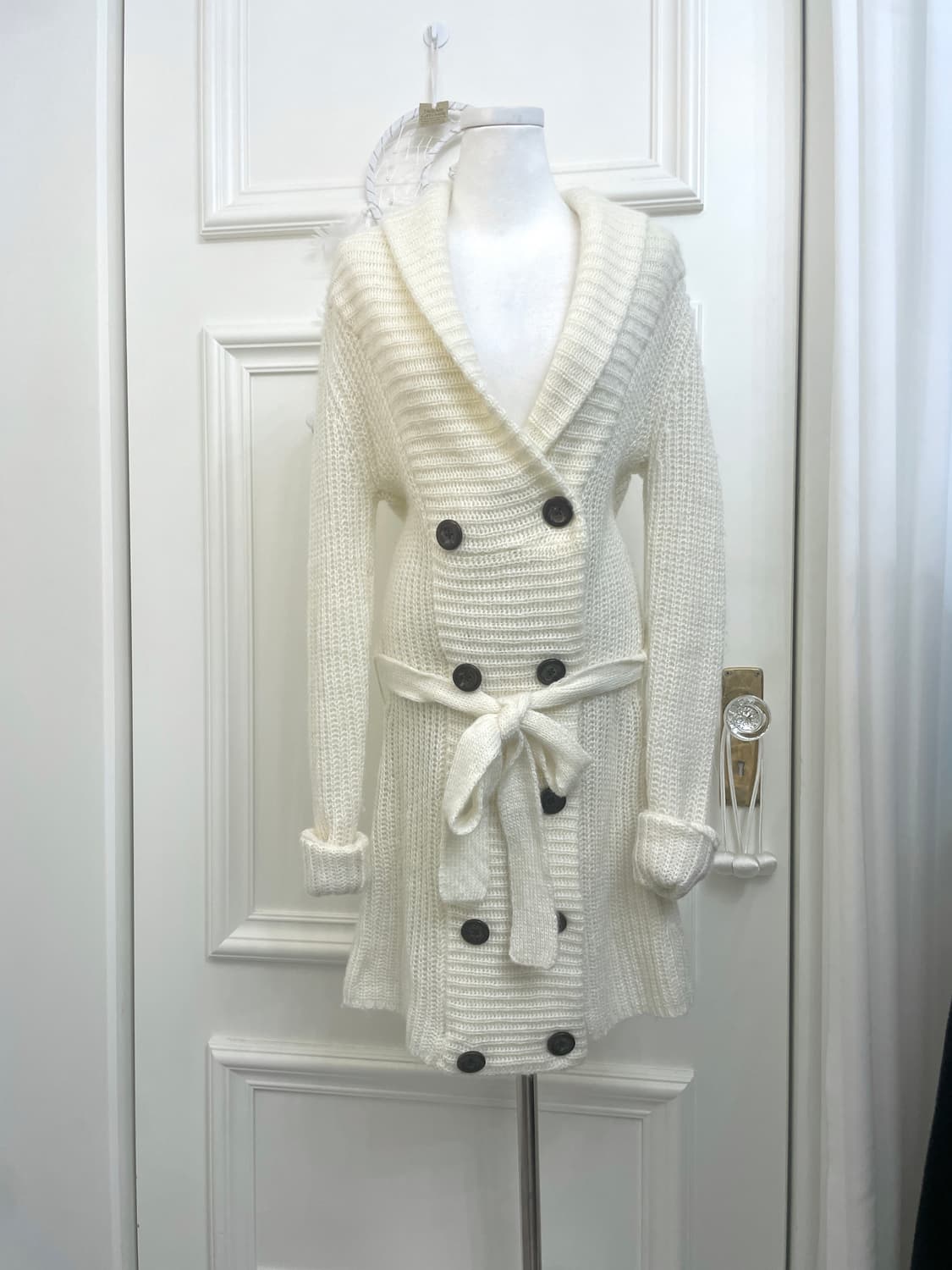 DURAS ivory double opc cardigan 상품이미지1
