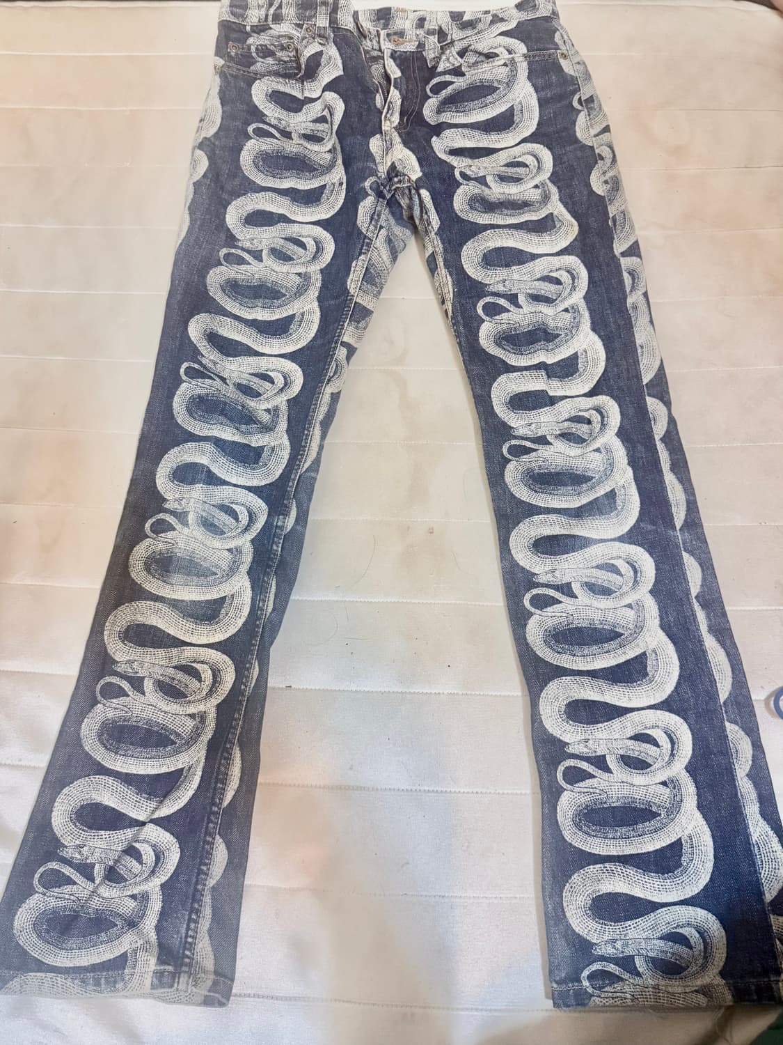 히스테릭글래머 Hysteric Glamour 스네이크 진 상품이미지1