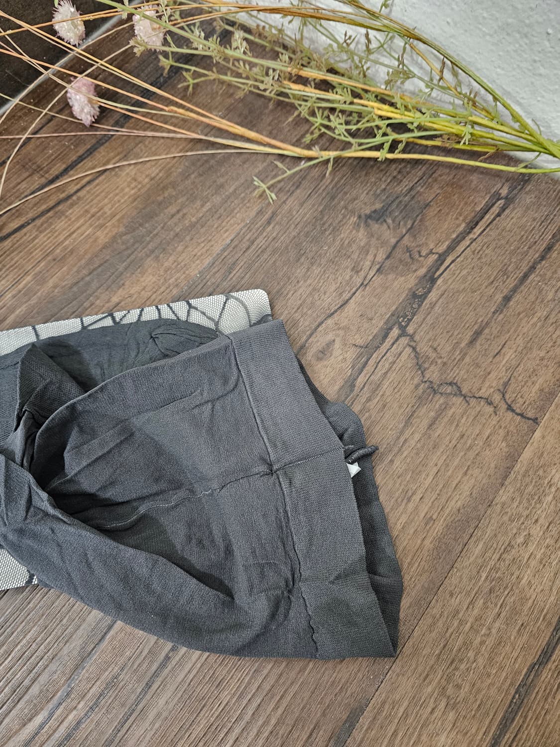 Gunze  다크그레이 스파이더웹 팬티 스타킹 상품이미지3