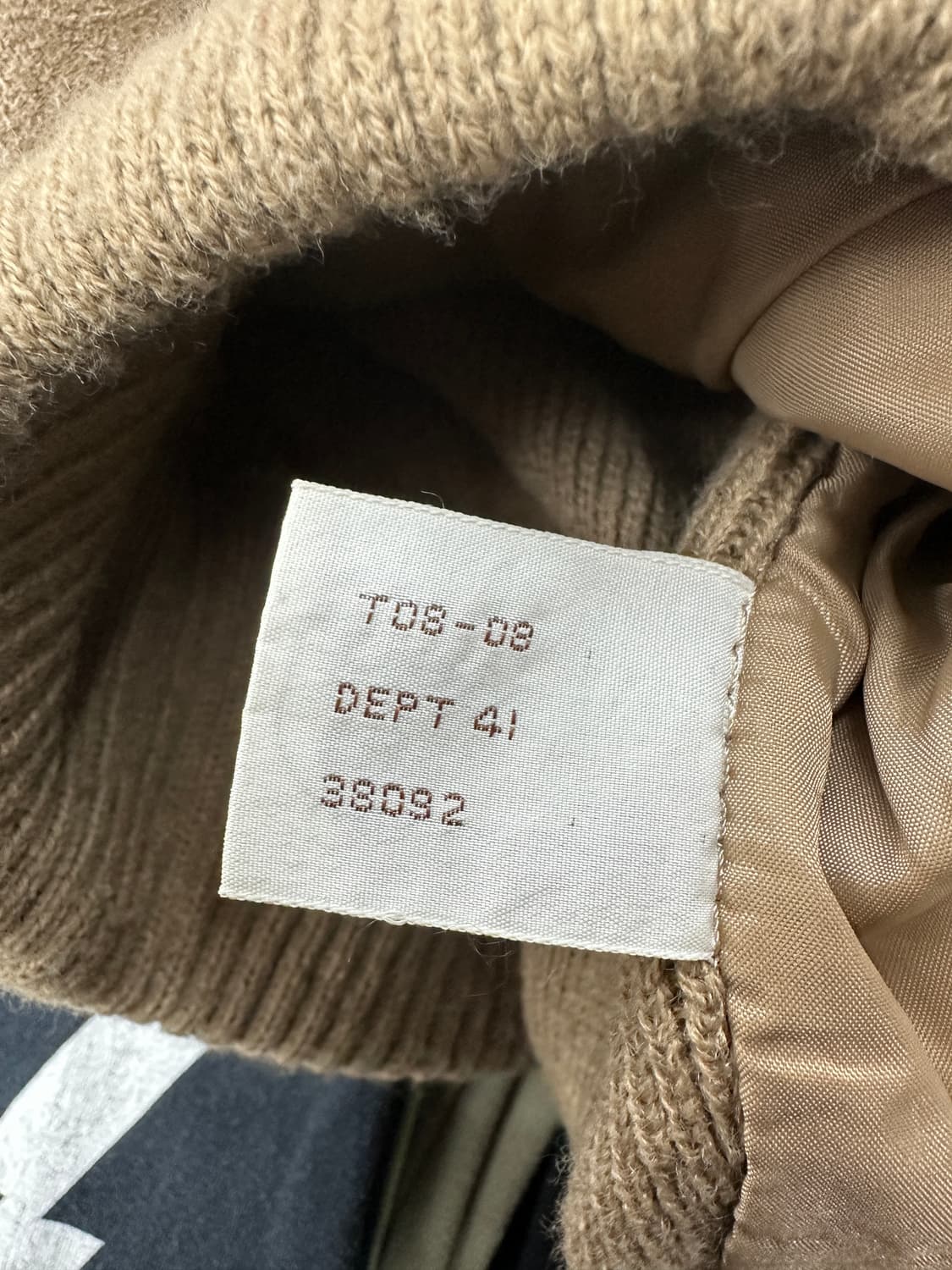 80s Sears Sportswear 니트 스웨이드 자켓 XL  상품이미지7