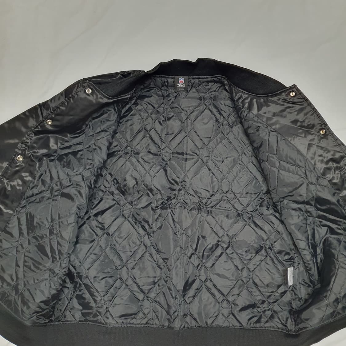 마제스틱 오클랜드 레이더스 새틴 자켓 블랙 NFL 엔에프엘 상품이미지5