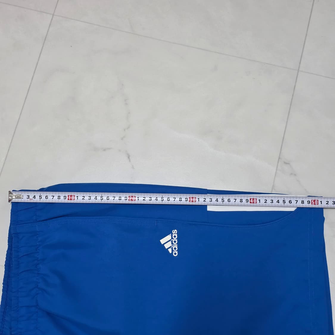 2XL 아디다스 빅사이즈 우븐 쇼츠 반바지 블루 상품이미지7