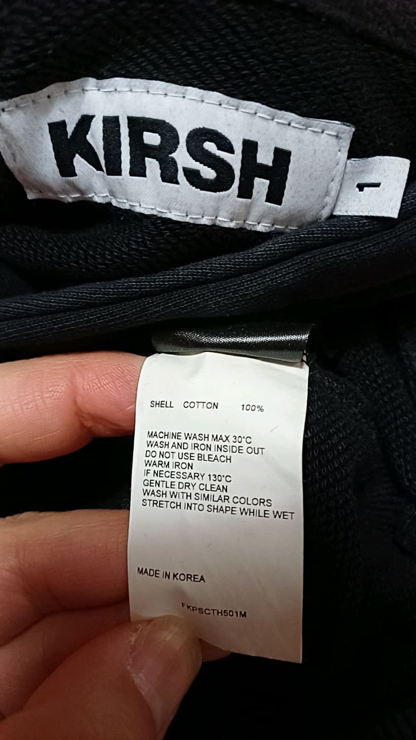 키르시 오버핏후드 100 여성77 가슴60 기장66 상품이미지5