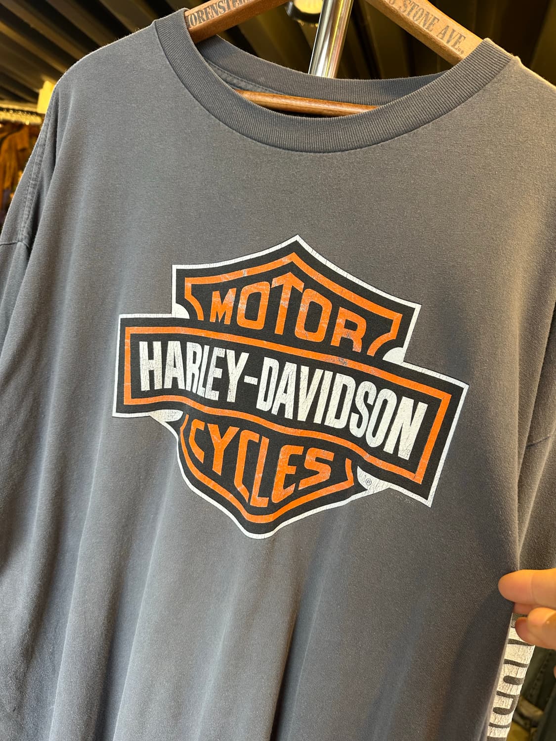 할리데이비슨 프린팅 롱슬리브 티셔츠 상품이미지4