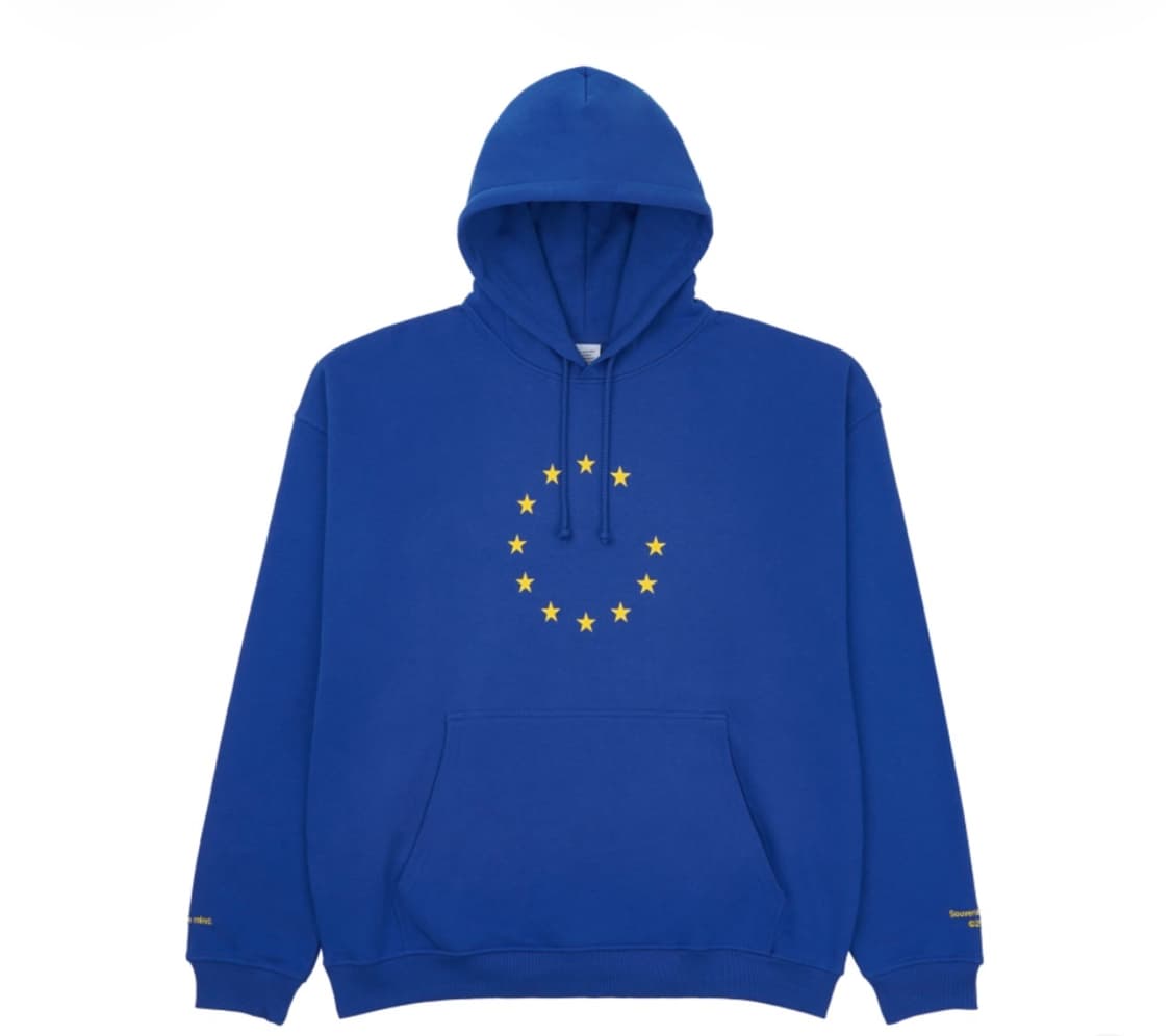 정품 수베니어 클래식 후드 코발트 블루 L 상품이미지4