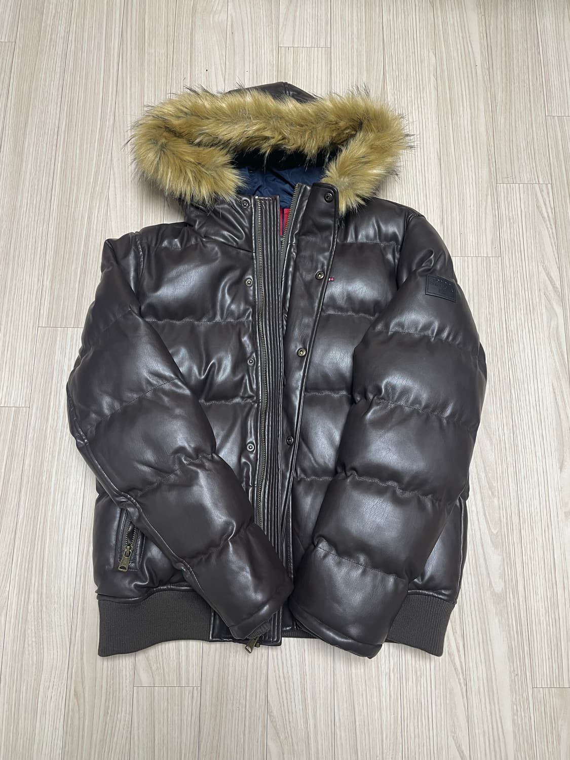 타미힐피거 남성 인조 가죽 패딩 M 상품이미지2