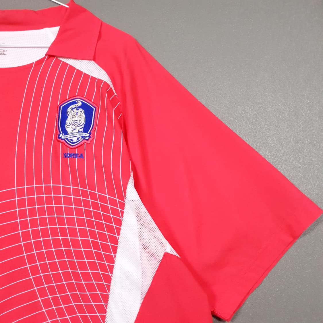 110) 나이키 한국 축구 국대 2002 홈 유니폼 지급용 듀얼레이어 상품이미지2