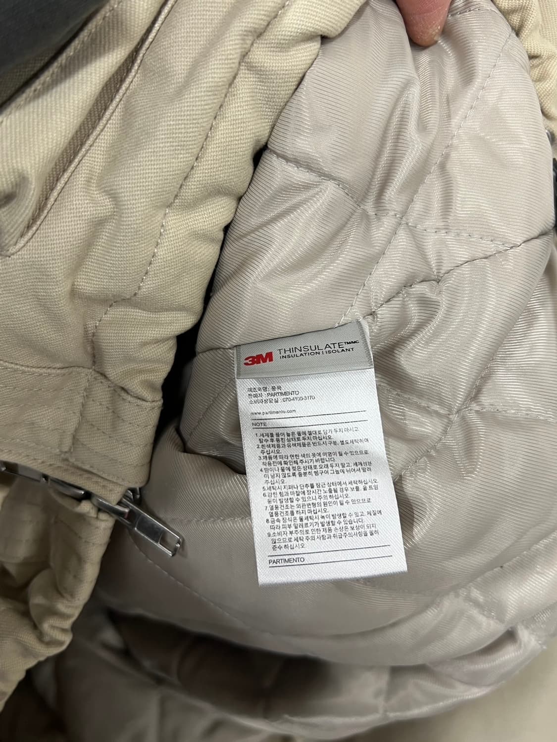 파르티멘토 3M 신슐레이트 보아 플리스 무스탕 점퍼 상품이미지6