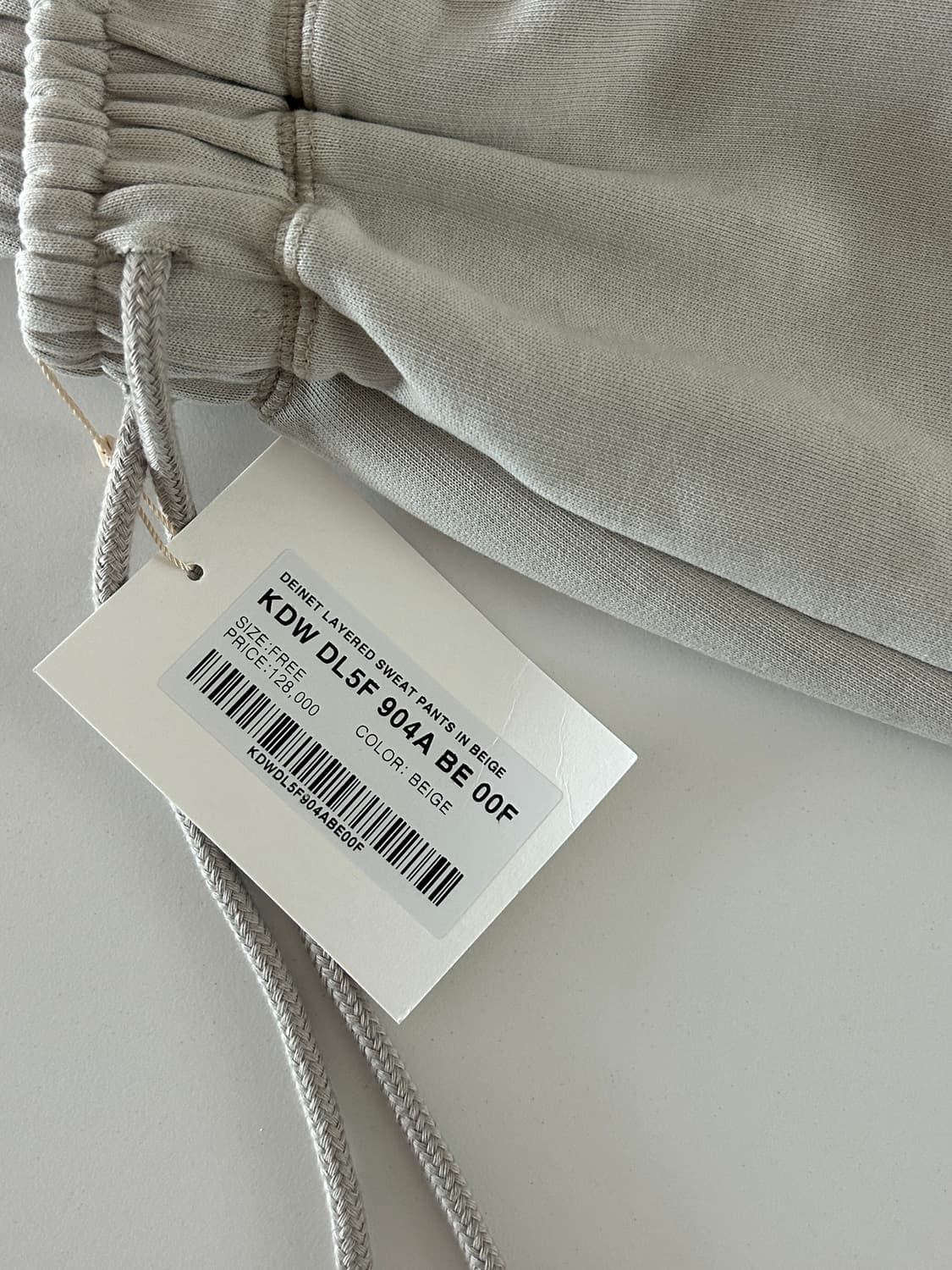 다이닛 레이어드 팬츠 새상품 DEINET LAYERED SWEAT PAN 상품이미지2