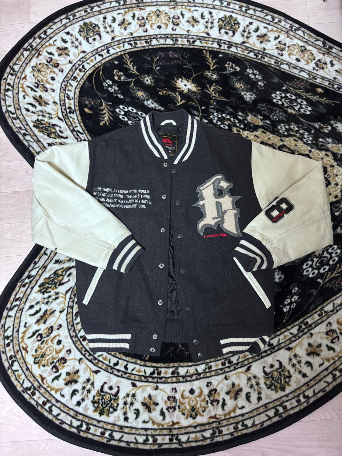 빈티지 바시티 자켓 상품이미지1