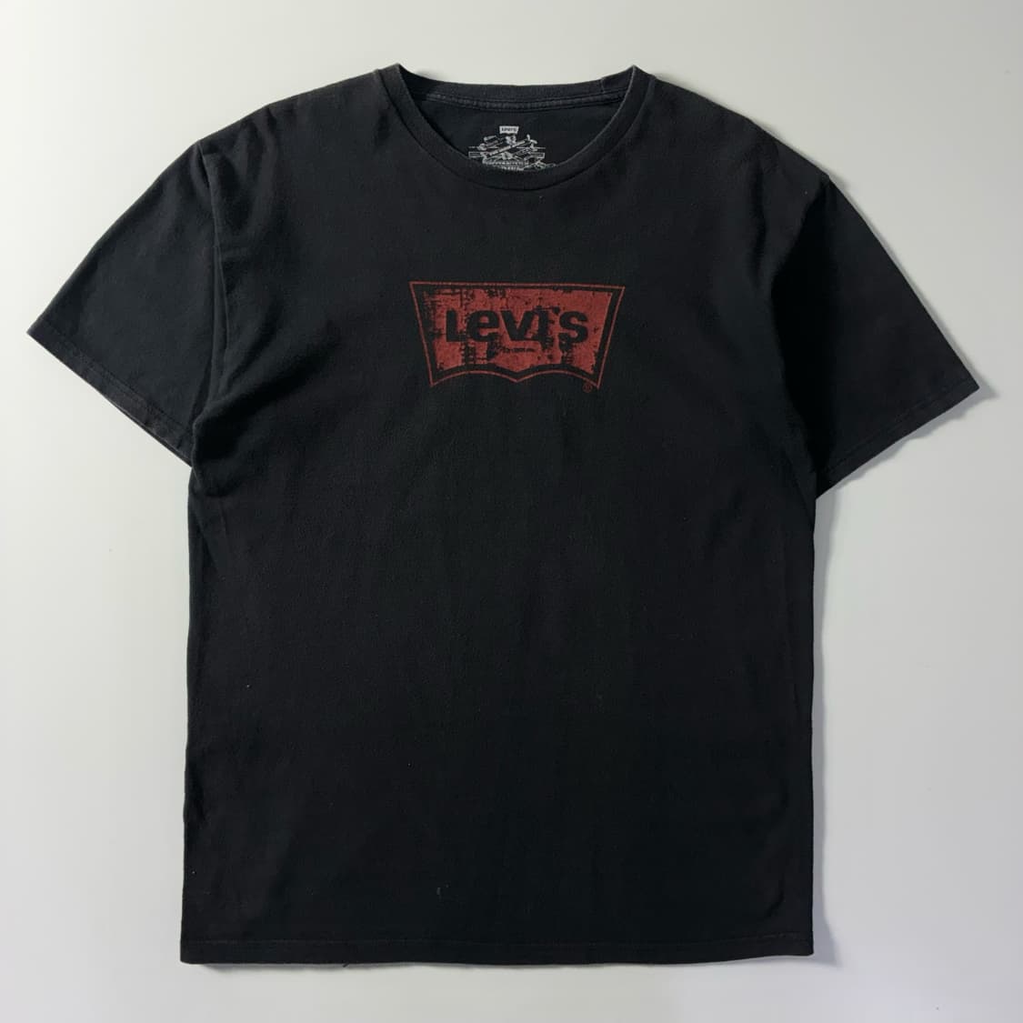 Levi's  리바이스 배트윙 로고 블랙 반팔 티셔츠  상품이미지1
