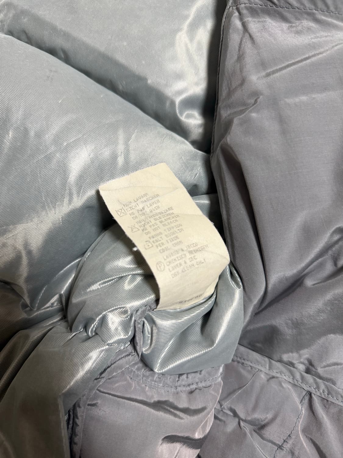 90‘s 빈티지 스톤아일랜드 메탈 쉬머 구스다운 푸퍼 (L) 상품이미지8