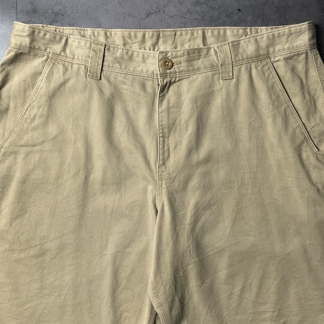 THE NORTH FACE 노스페이스 베이지 코튼 하프팬츠 A01039 상품이미지2
