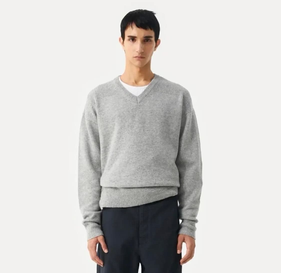라벨아카이브 윈슬로 브이넥 니트 스웨터 상품이미지2