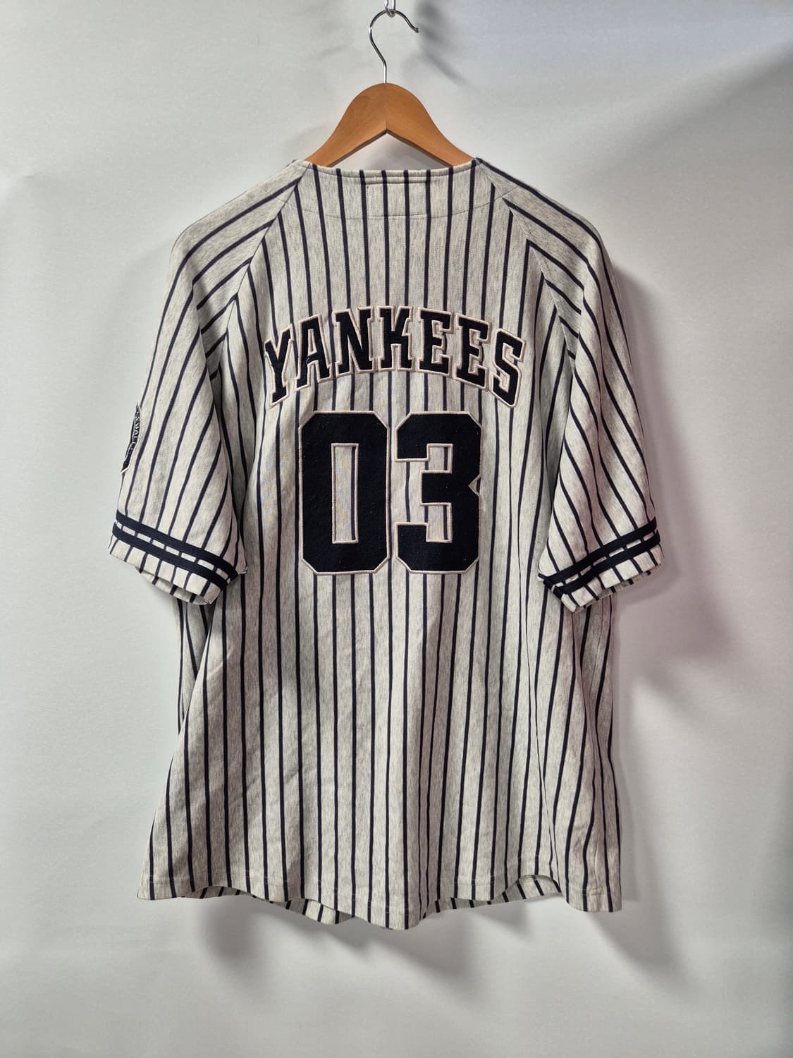 *무료배송*MLB 뉴욕 양키즈  나그랑 베이스볼 져지105사이즈(상태A급 상품이미지9