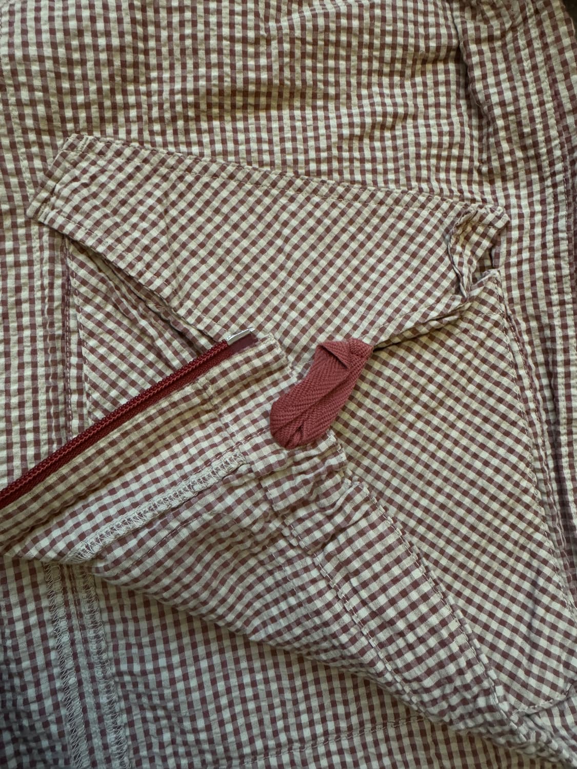 HELLO SUNRISE 체크 후드 자켓 상품이미지5