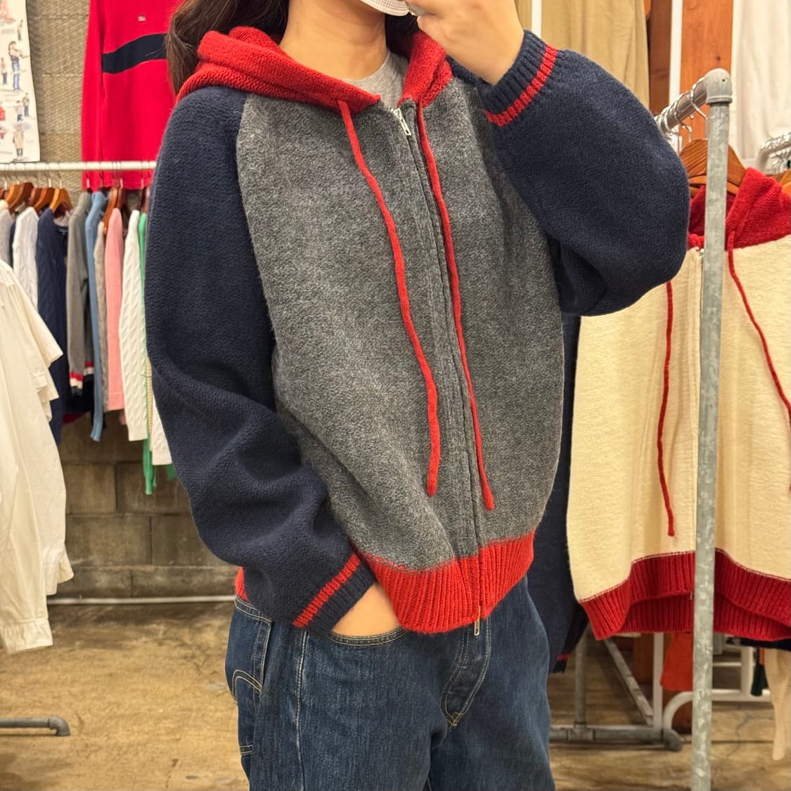 니트 후드 집업(kold_8315) 상품이미지1