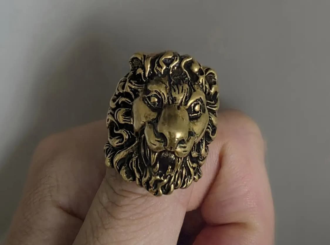 구찌 라이언 헤드링 19호 상품이미지4