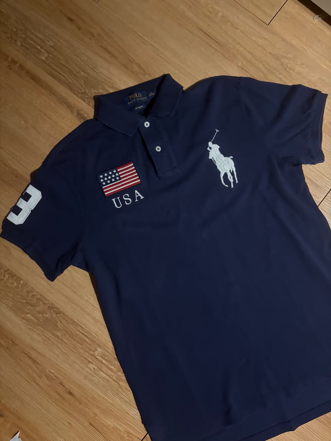 폴로 빅포니 치프키프 성조기 usa 미국 카라티 반팔 상품이미지1