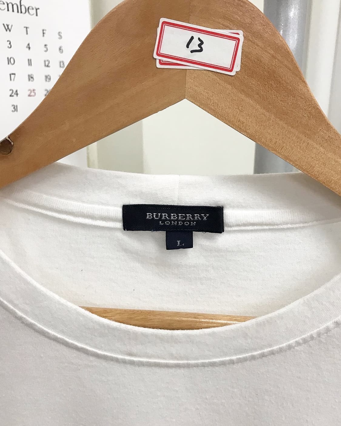 버버리 로고 롱슬리브 긴팔티 상품이미지2