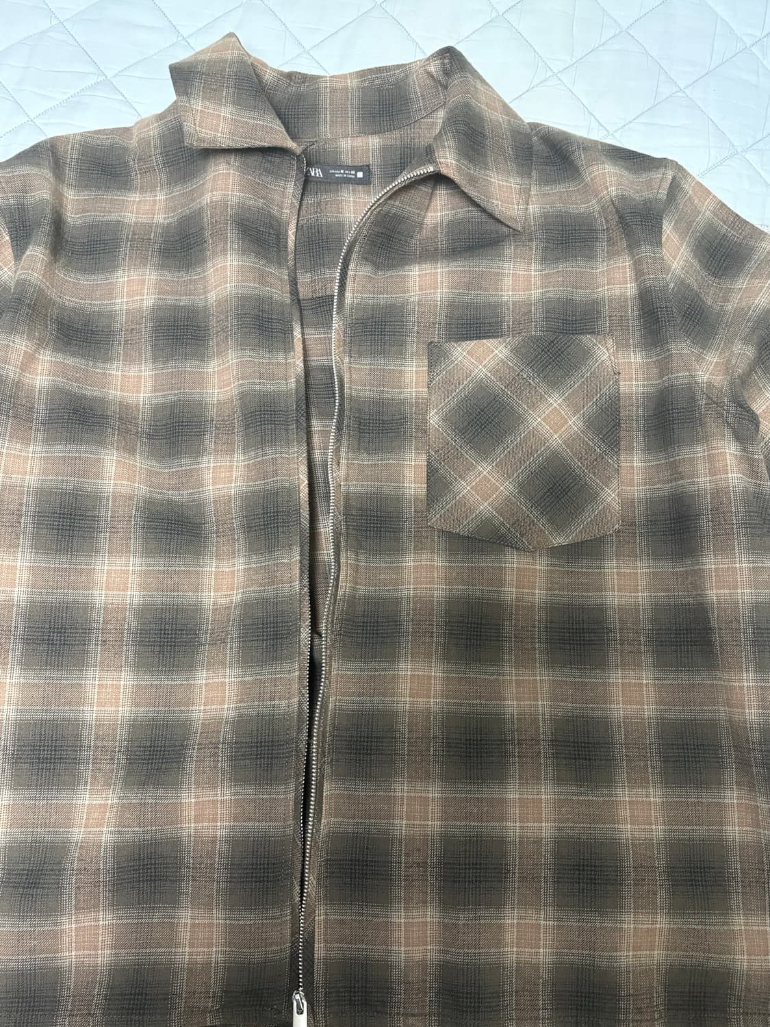 자라 오버셔츠 m (온라인 품절 제품) 상품이미지4