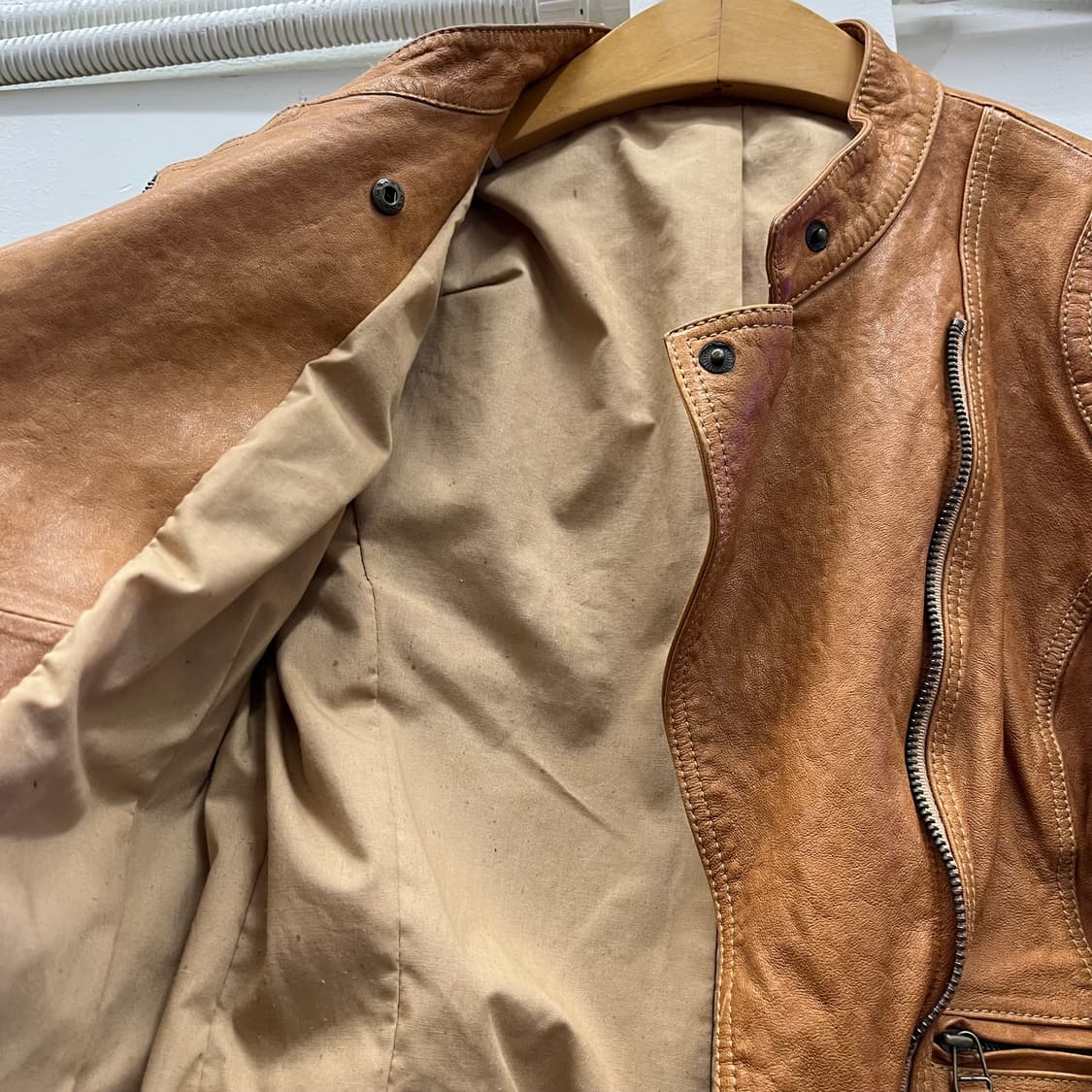 빈티지 양가죽 라이더 자켓  상품이미지3