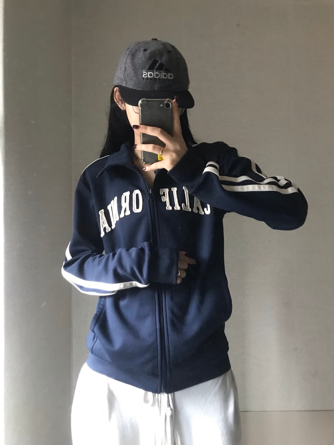 후아유 네이비 트랙 져지 상품이미지1