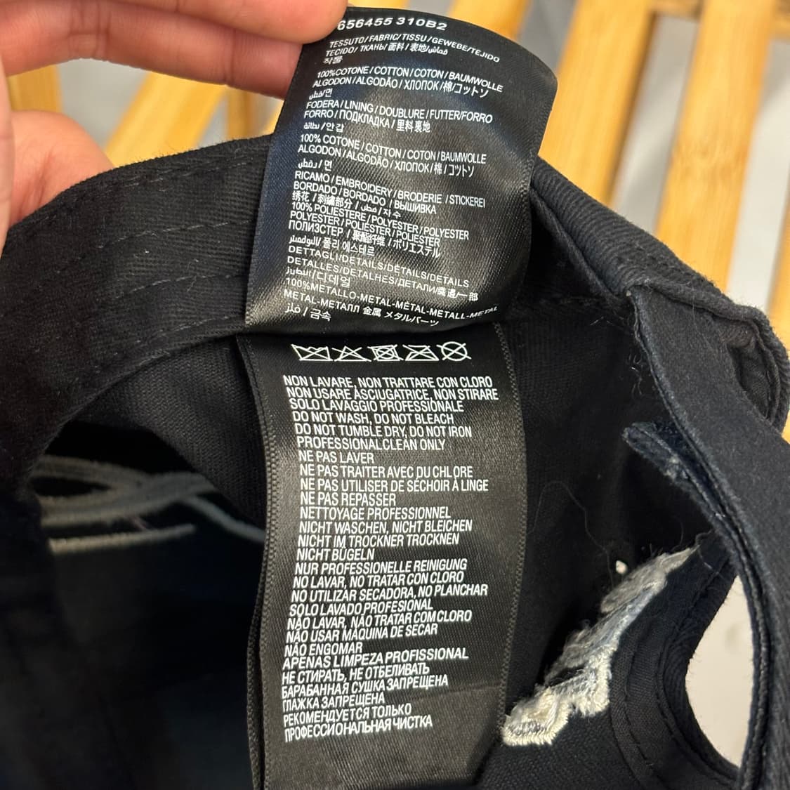 이지 갭 발렌시아가 플레임 블랙 볼캡 OS 상품이미지8