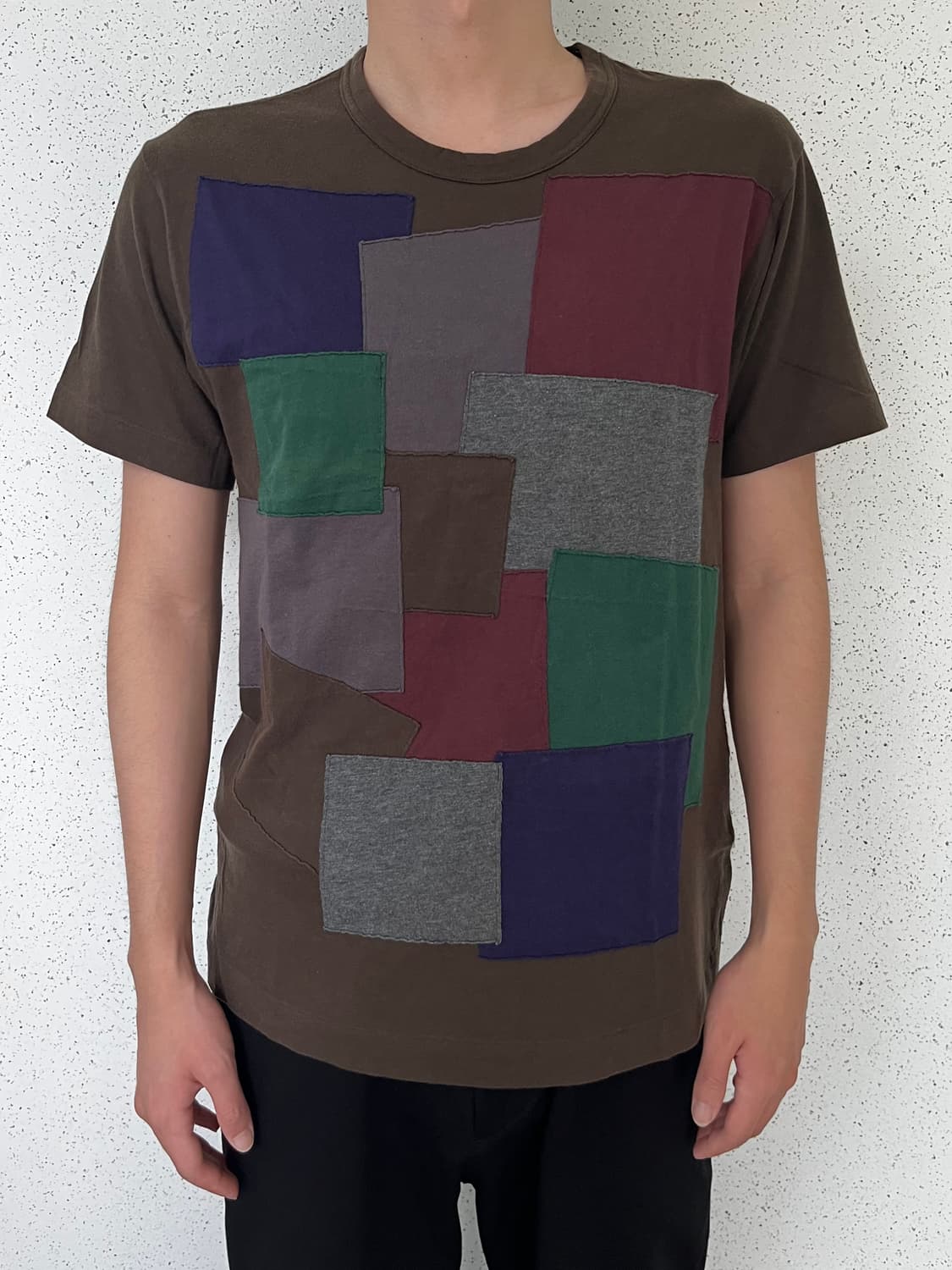 꼼데가르송 옴므 플러스 패치워크 티셔츠 AD 1999 상품이미지4