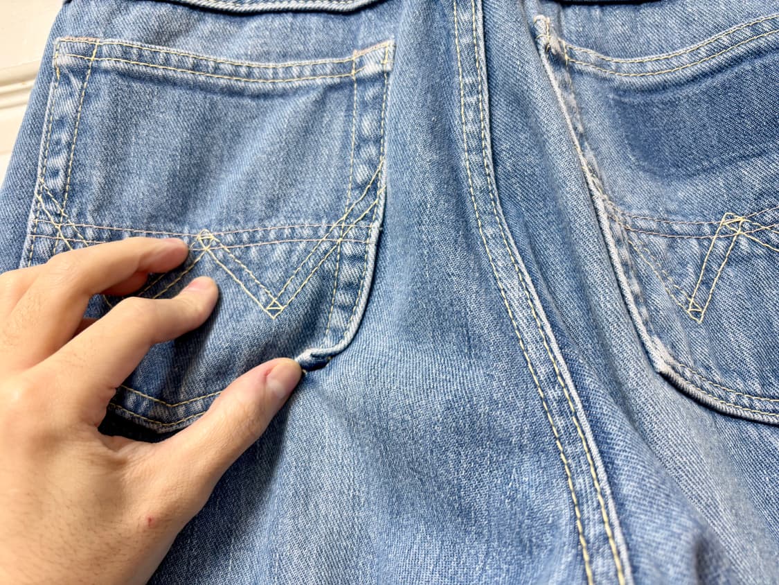 랭글러 셀비지 데님 29 일본산 상품이미지6