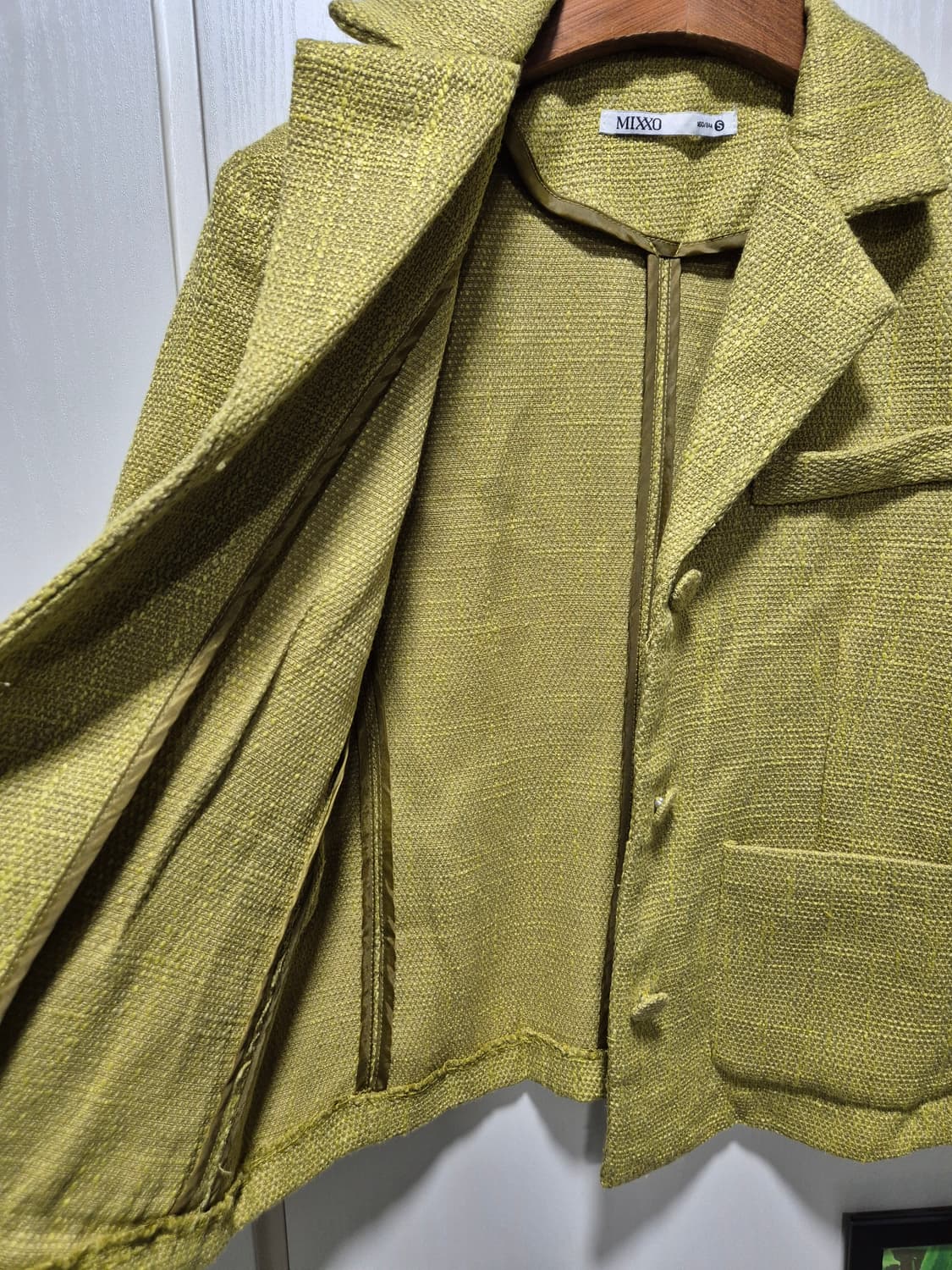 (세일)(새상품)MIXXO 트위드 반팔 자켓 상품이미지7