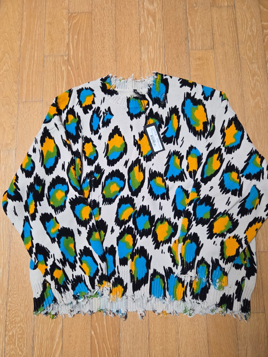 R13 시그니처 레오파드 니트 상품이미지3