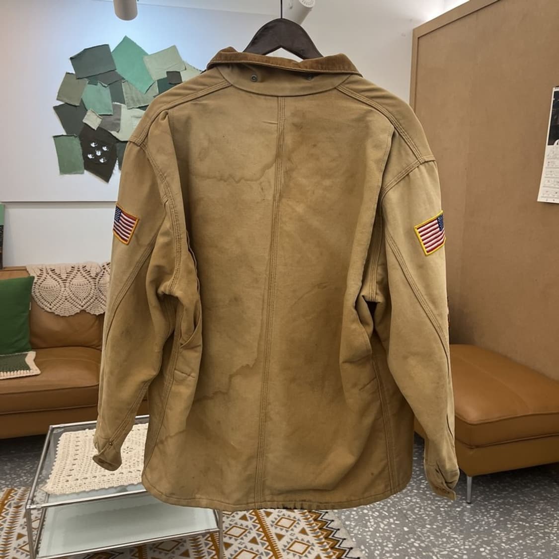 칼하트 빈티지 컨트리 패치 초어 디트로에드 워크자켓 105 C10730 상품이미지4