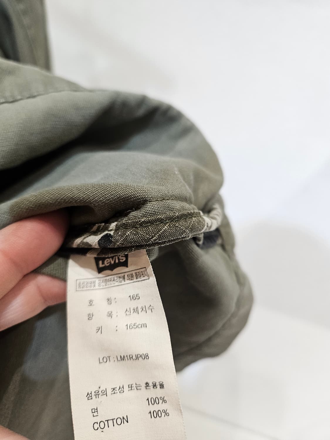 리바이스 피쉬테일 밀리터리 야상자켓 상품이미지7