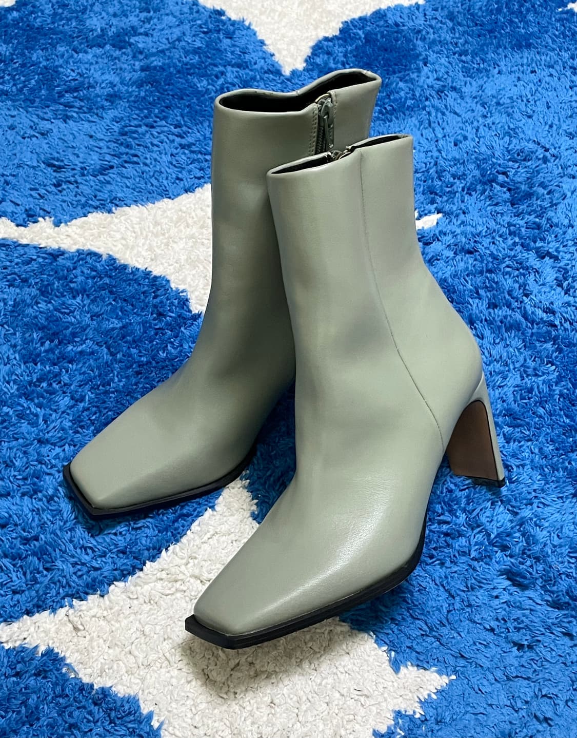 아소스 세이지 그린 앵클 부츠 상품이미지1