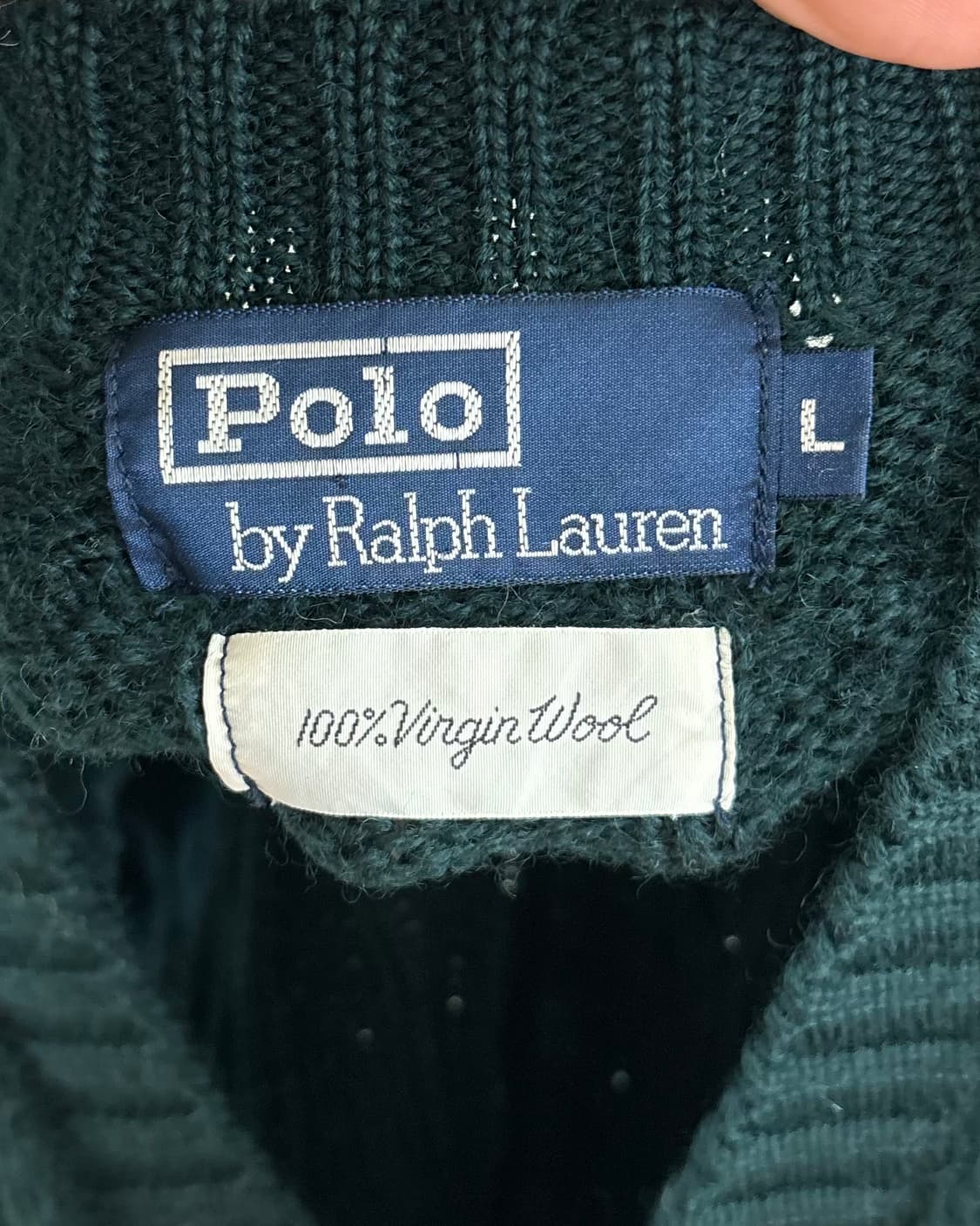 폴로 랄프로렌 그린 니트 베스트 상품이미지7