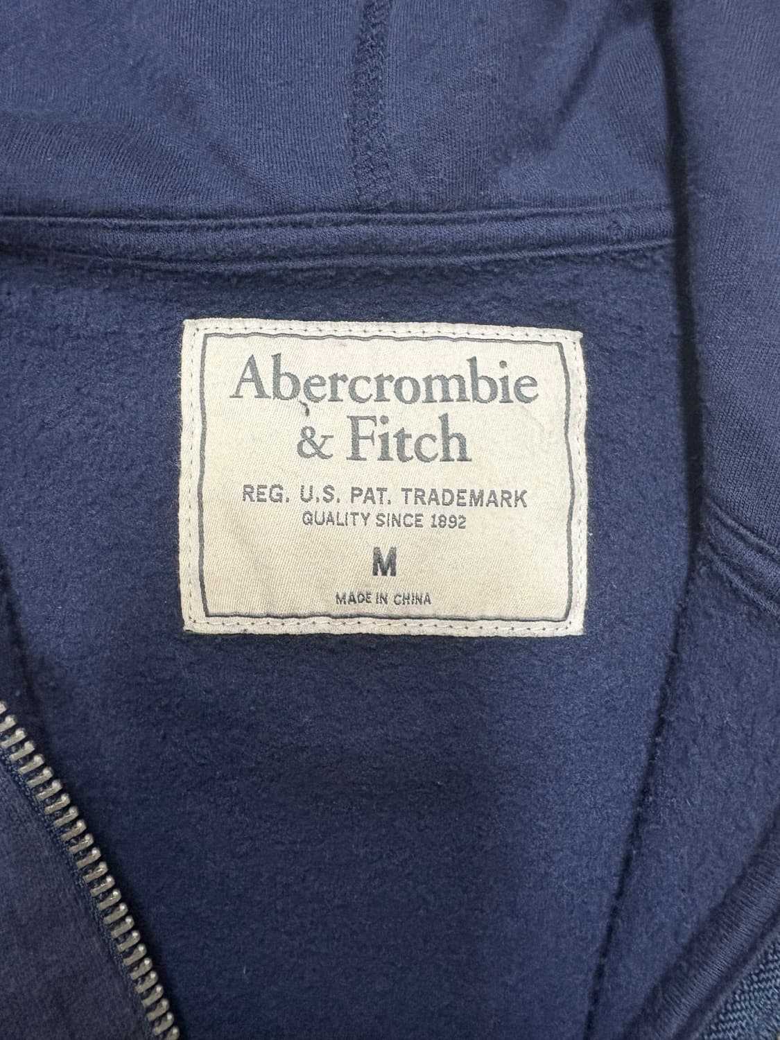 아베크롬비 후드집업 네이비 m 상품이미지2