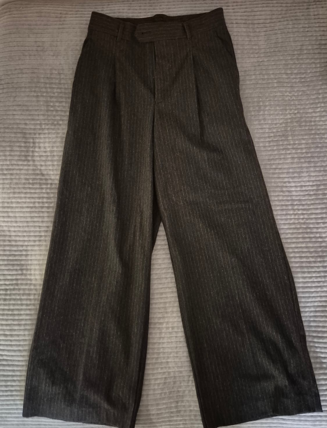 무인양품 핀 스트라이프 슬랙스 M 상품이미지1