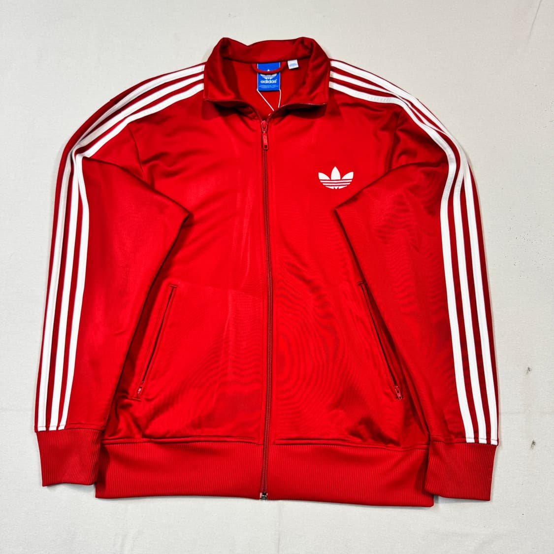 L) 아디다스 파이어버드 삼선 져지 트랙탑 집업 레드 A6 상품이미지1