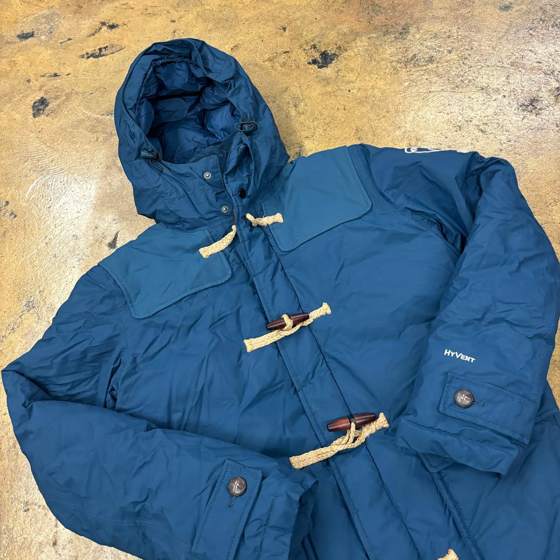 노스페이스 블루 더플 떡볶이 코트 st 후드 롱패딩 상품이미지1