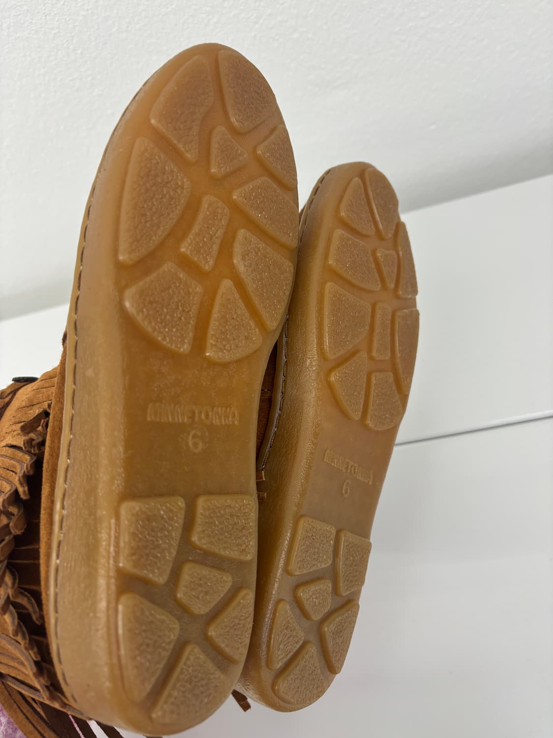 Minnetonka 프린지 부츠 스웨이드 상품이미지6