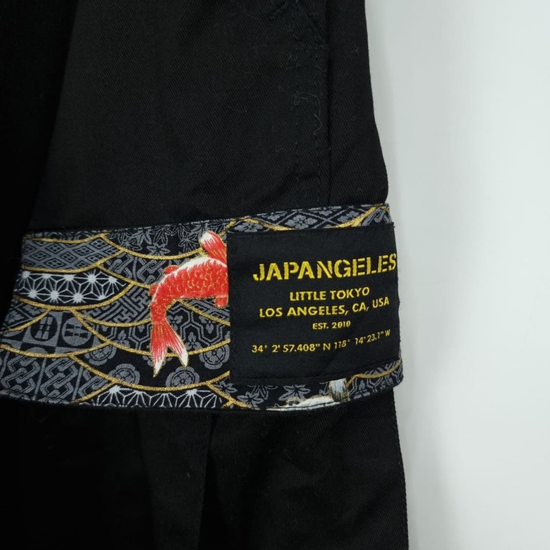 [아메리칸빈티지] 오리엔탈 패턴 도킹 카고 팬츠 블랙 M19489 상품이미지7