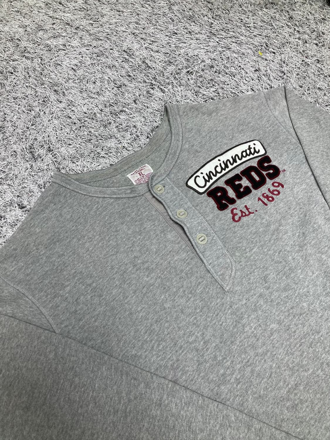 USA vtg 베이스볼 헨리넥 상품이미지2