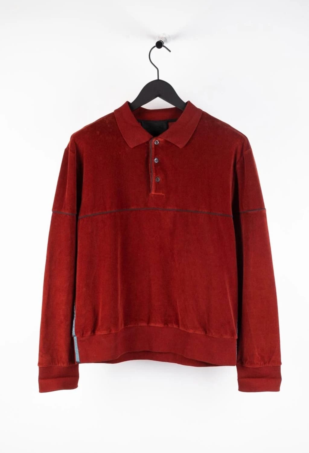Prada 벨벳 폴로 롱슬리브 상품이미지1