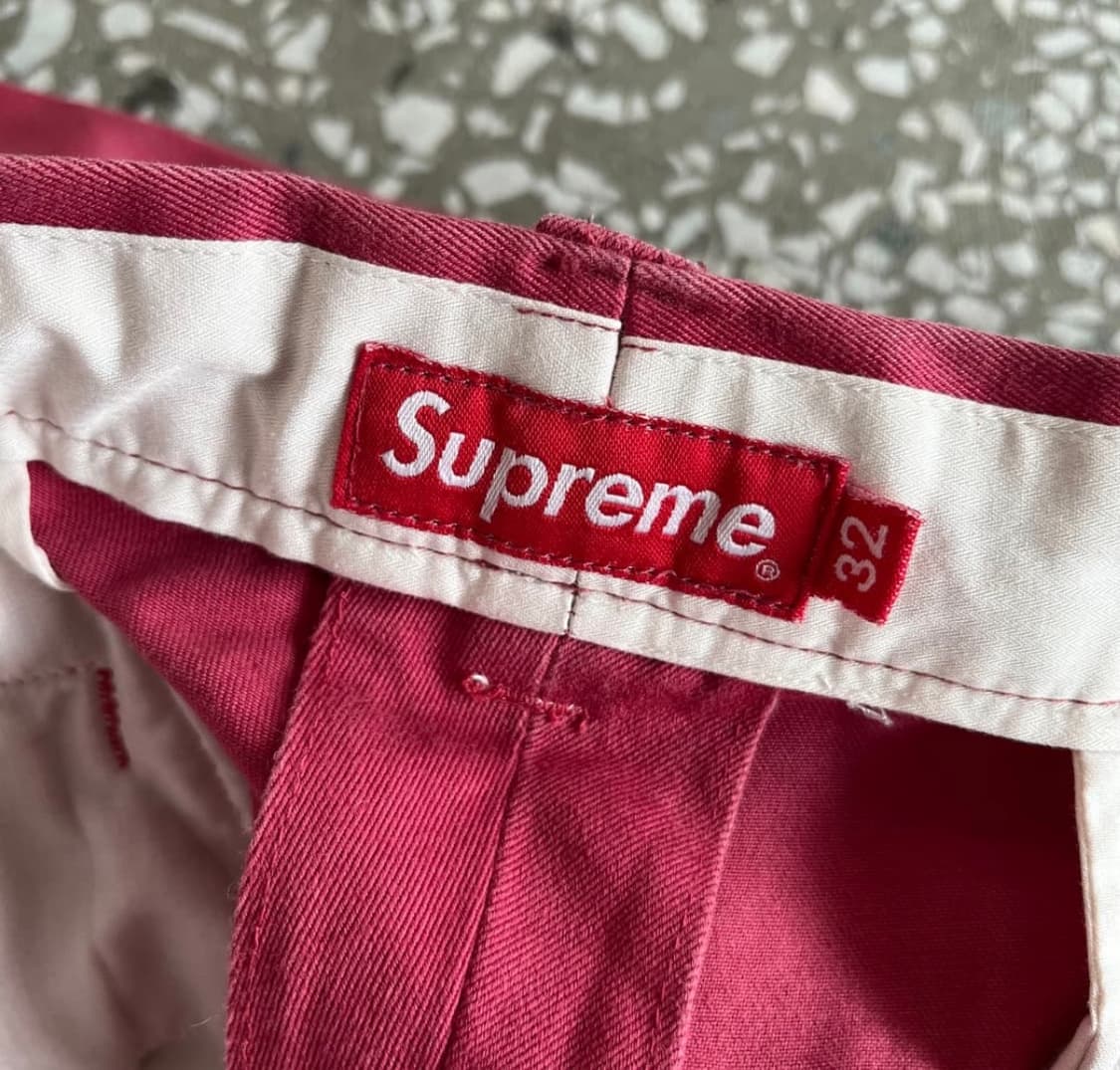 슈프림 핀업 치노팬츠 마룬 21SS 상품이미지9