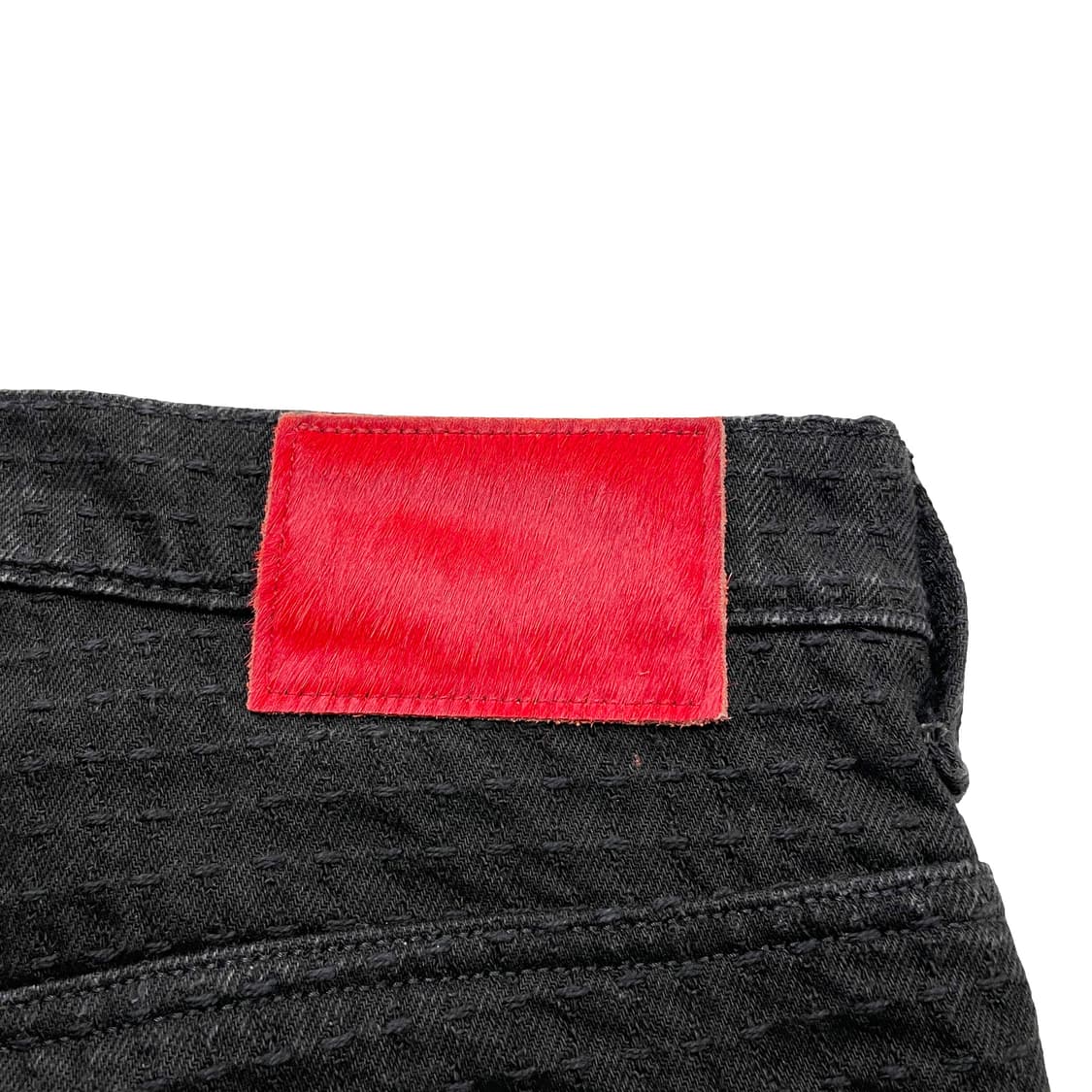 느린양반 X 뤠쓰 블랙사시코 데님 팬츠 워시드 상품이미지4