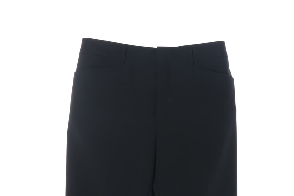 생로랑 울100% 블랙 스트레이트 슬랙스 팬츠 바지
 상품이미지3