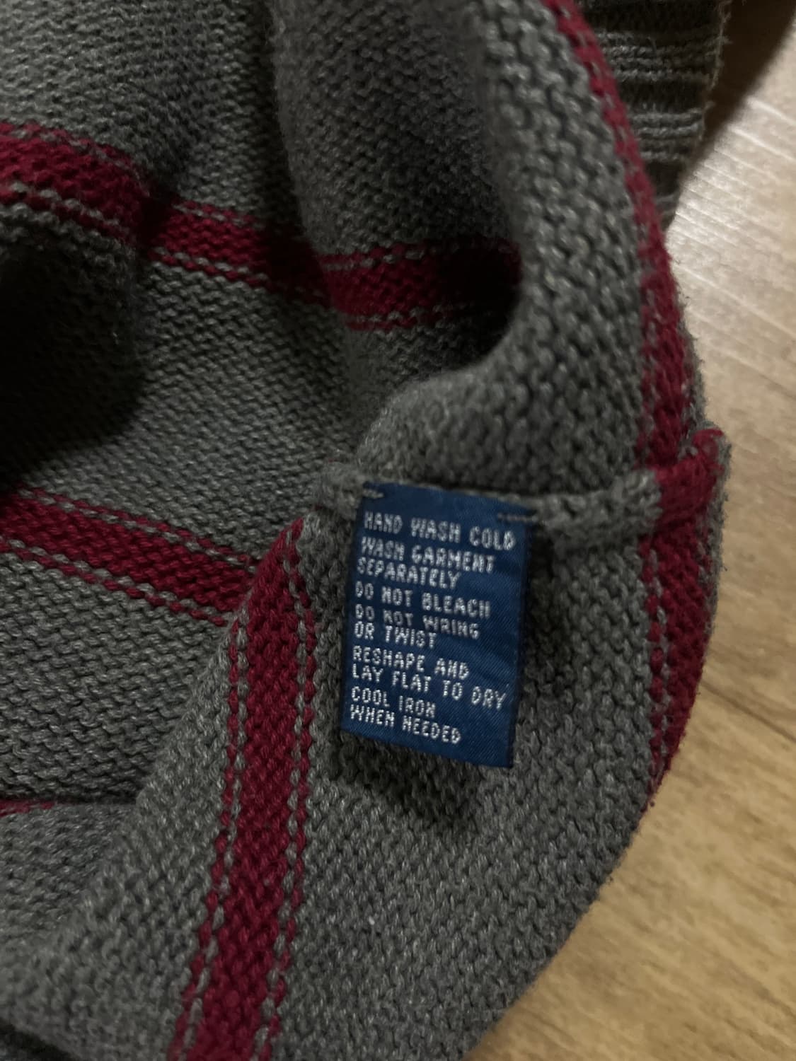 폴로 스트라이프 빈티지 니트 상품이미지4