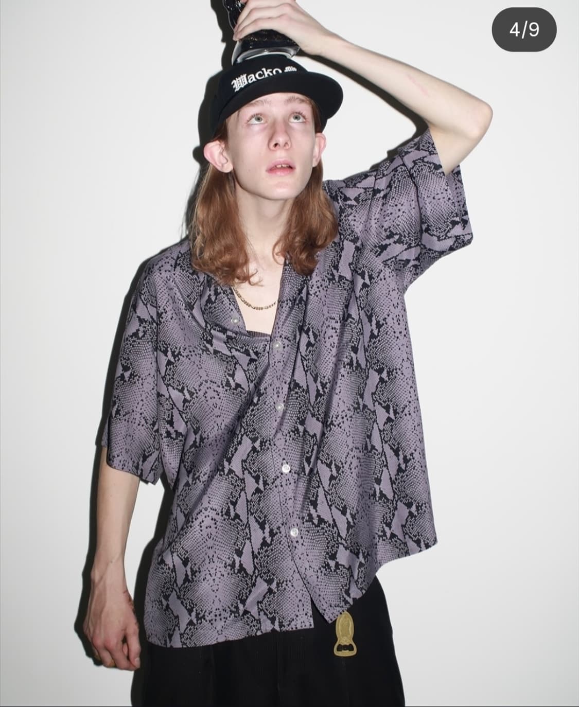 와코마리아 23ss 파이톤 셔츠 상품이미지1