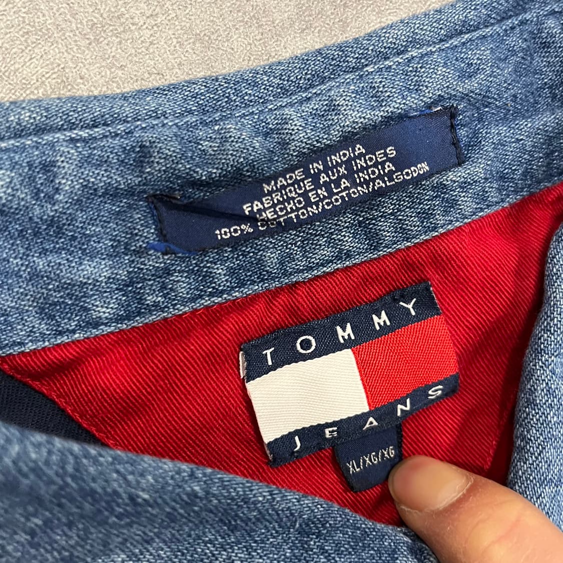90s TommyJeans 성조기 셔츠 (110) 상품이미지7